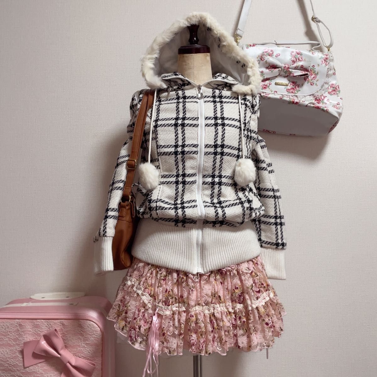 激レア 当時物】LIZ LISA トゥララ TRALALA 姫ギャル チェックコート